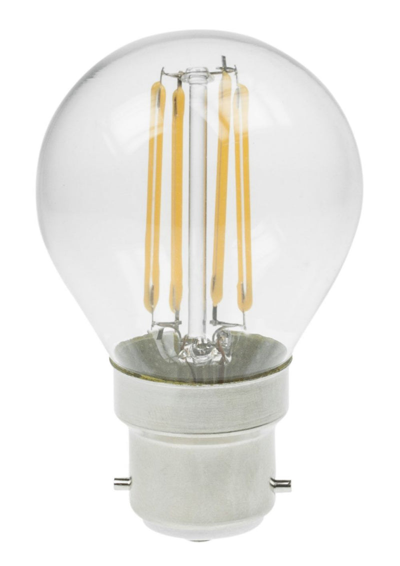 LED Filament Golf 4w BC WW LED Light Bulb