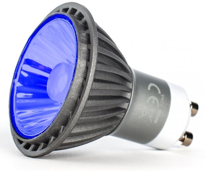 LED GU10 7w Dimmable Blue LED Light Bulb