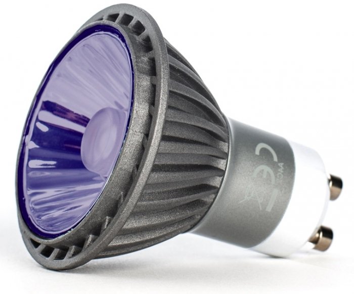 LED GU10 7w Dimmable Purple LED Light Bulb