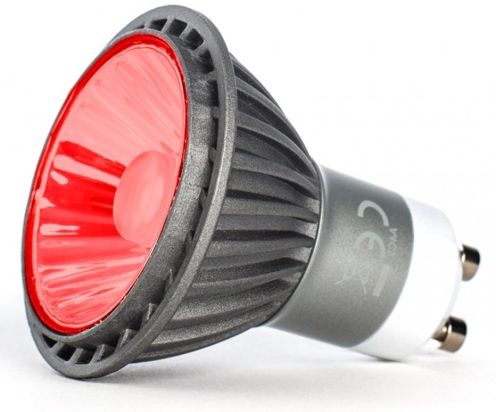 LED GU10 7w Dimmable RED LED Light Bulb