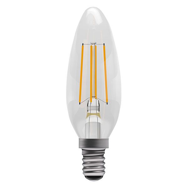 LED Filament Candle 6.2w SES 3k Dimmable LED Light Bulb