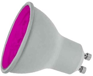 LED GU10 7w Dimm Pink LED Lamp