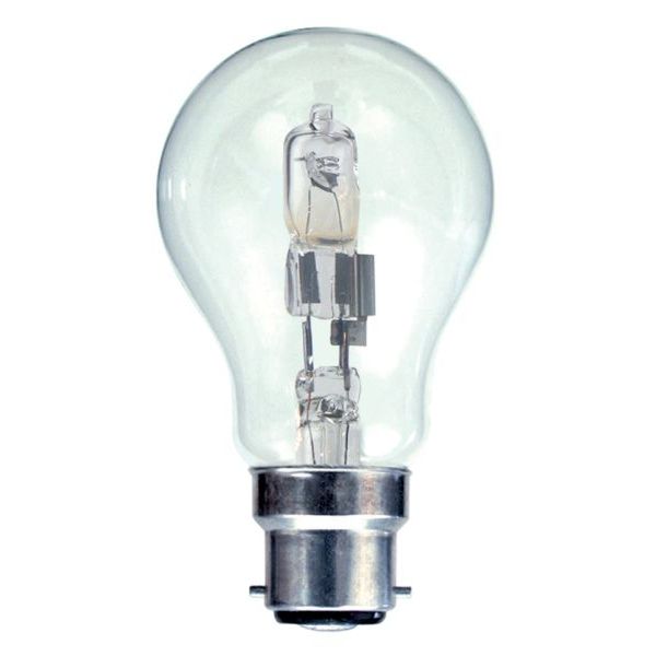 Halogen GLS 42w BC Clear Halogen Light Bulb