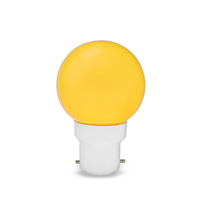 LED Golf 0.5w BC Yellow LED Light Bulb