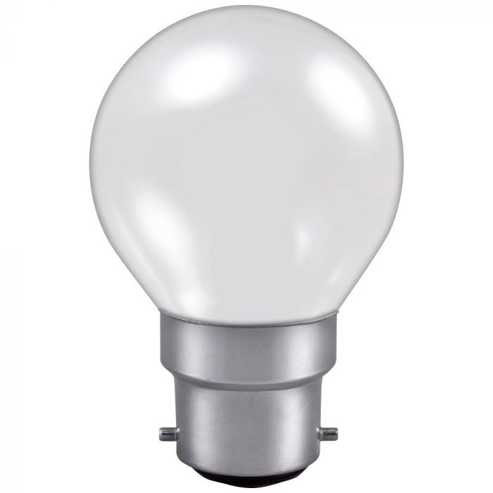 Golf Ball 15w Bc Opal Incandescent Light Bulb